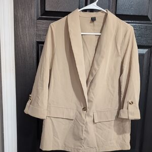 SHEIN Classic Tan Blazer